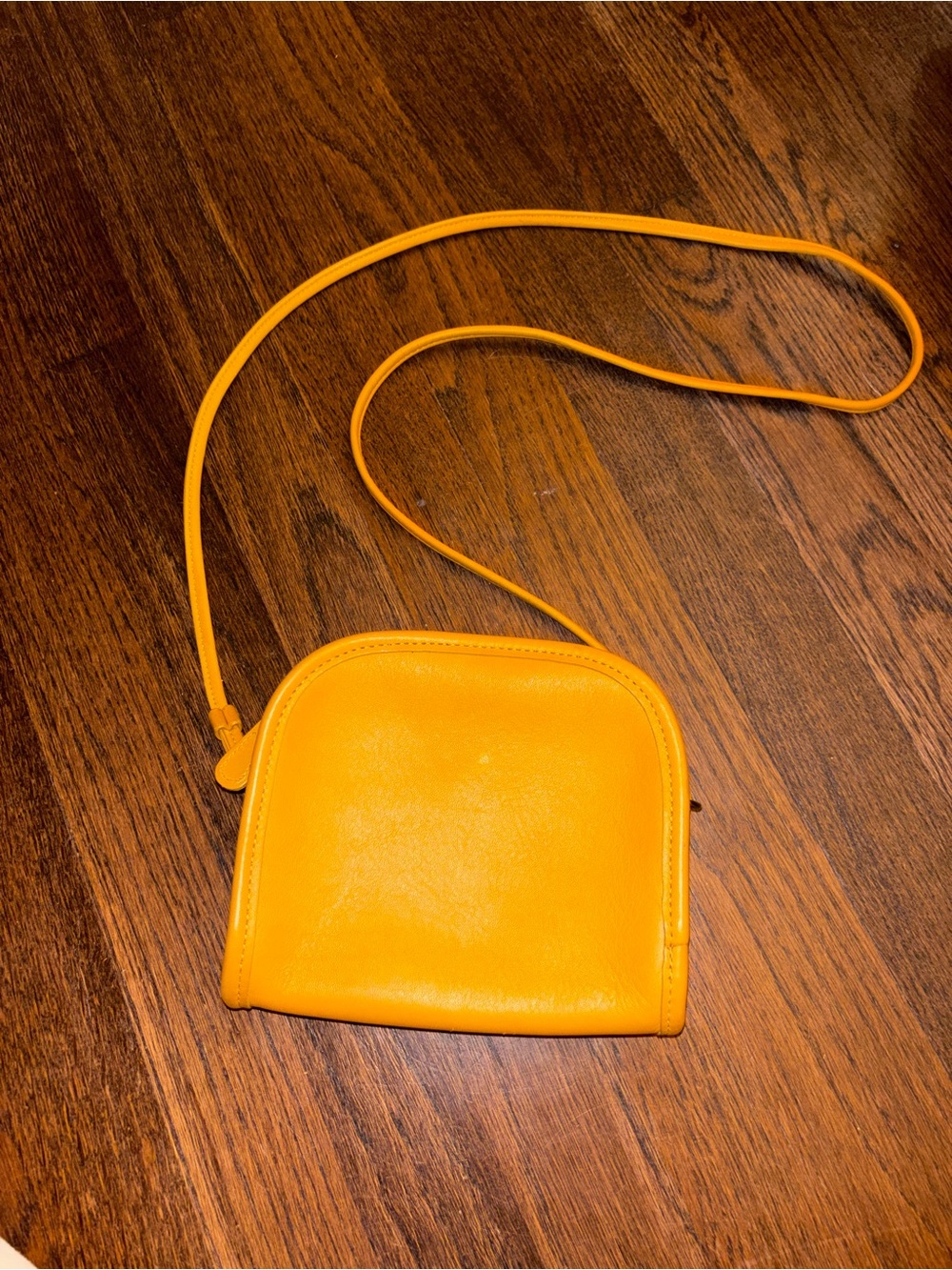 Yellow vintage legacy Abbie coach Crossbody Leather Bag